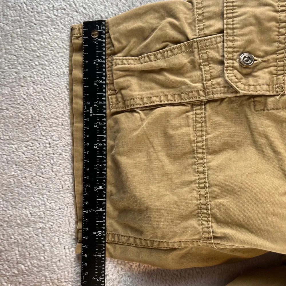 Levis Mens Cargo Shorts Tan Khaki Cotton Multi Pocket Casual Outdoors Size 32
